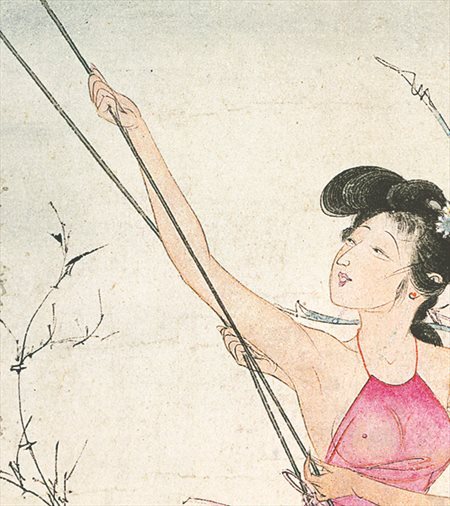 仙游-胡也佛的仕女画和最知名的金瓶梅秘戏图